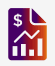 Financial reporting and analysis icon