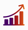 Bar chart icon representing growth