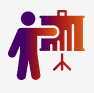Person presenting a chart representing employee training